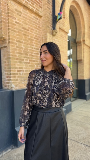 Blusa Tul Lazada Estampado Animal - Imagen 13