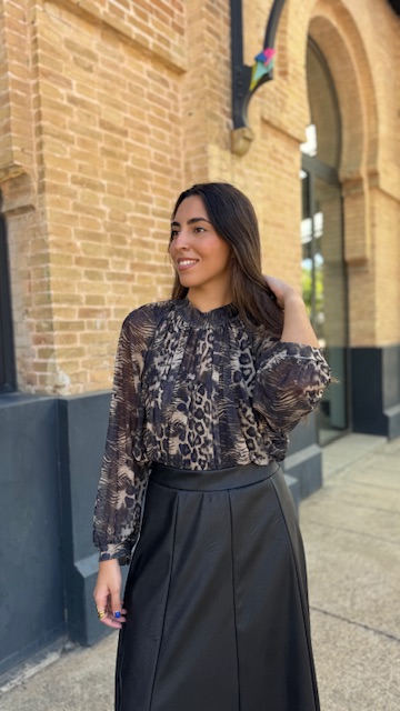 Blusa Tul Lazada Estampado Animal - Imagen 10