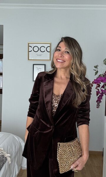 Chaqueta terciopelo marrón