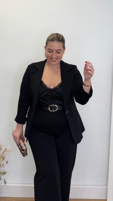 Chaqueta Punto Roma Negra - Imagen 7