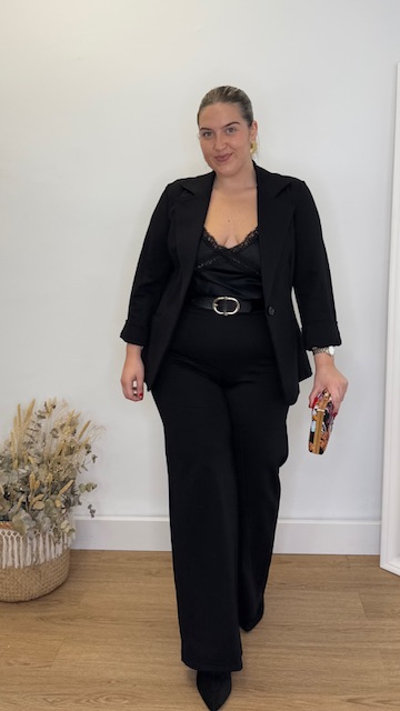 Chaqueta Punto Roma Negra - Imagen 8