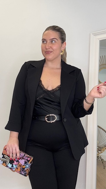 Chaqueta Punto Roma Negra - Imagen 6