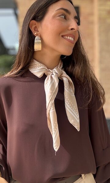 Pañuelo Bandana Margaret Beige