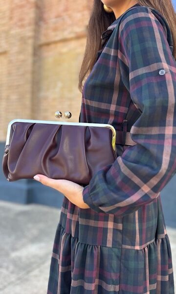 Clutch Bimba Polipiel Burdeos