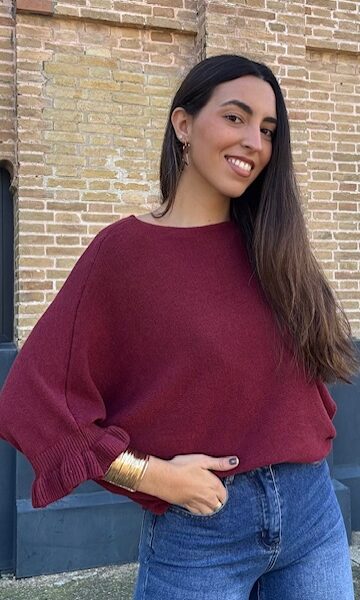 Jersey Marian volantito Burdeos