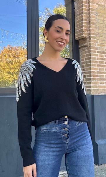 Jersey Liam Lentejuelas Negro