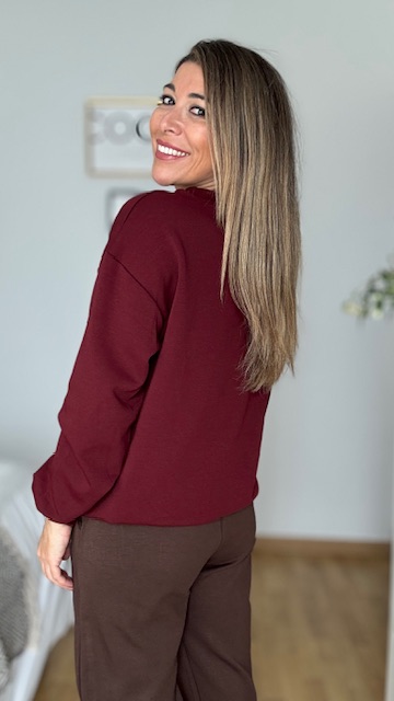 Sudadera Osito Burdeos - Imagen 4