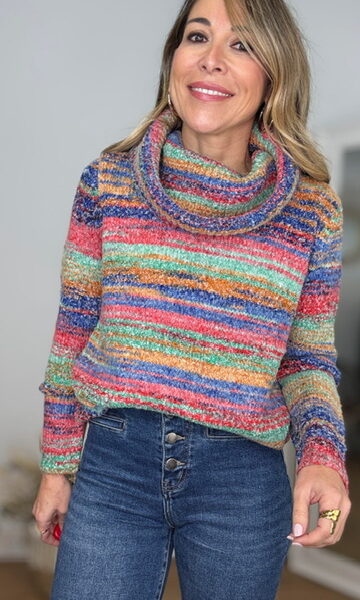 Jersey Frida Cuello Azul