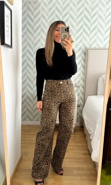 Jeans Animal Recto Oscuro