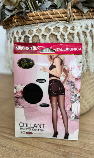 Panty reductor con faja Negro