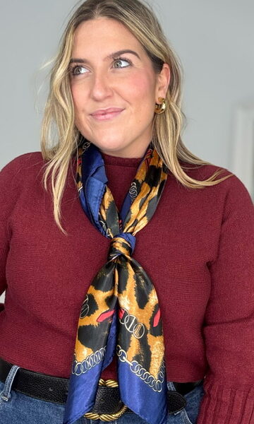 Pañuelo Bandana Leo Azul