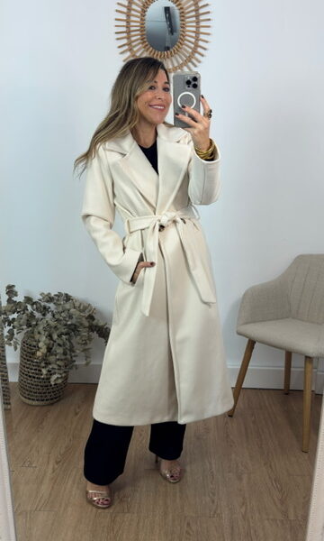 Abrigo Sastre Paño Beige