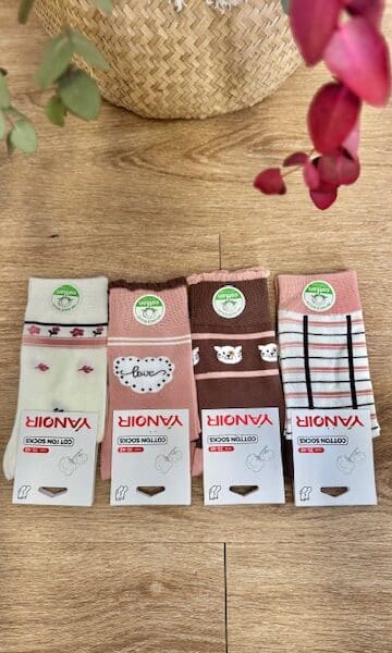 Calcetines Variados tonos Rosas