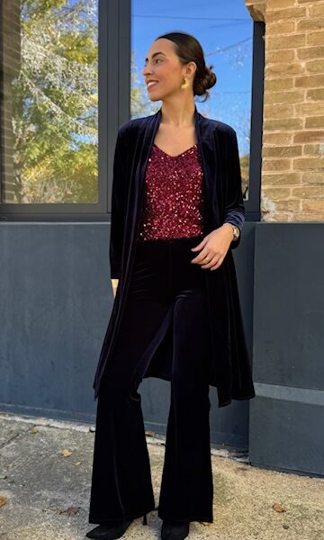 Levita Terciopelo Azul Marino