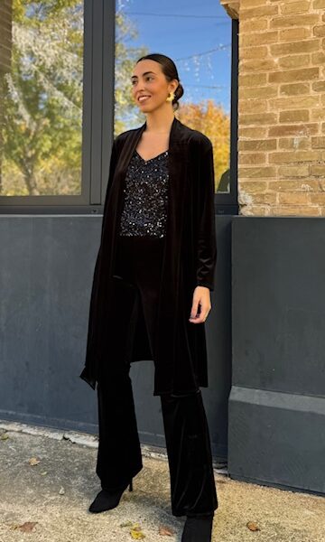 Levita Terciopelo Negro