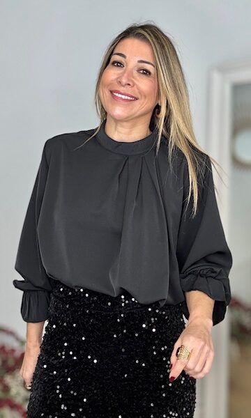 Blusa Letizia negro