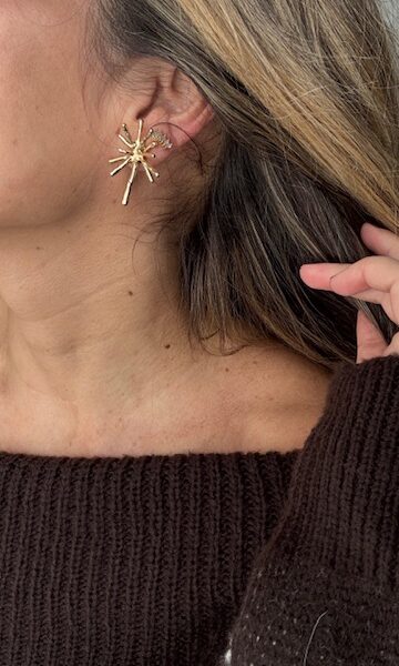 Pendientes Destellos Dorados