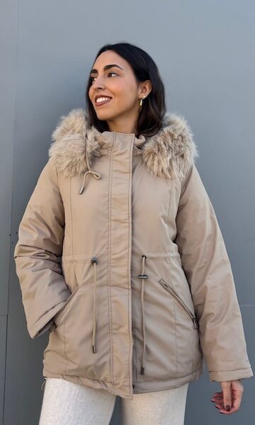 Abrigo Plumifero Camel