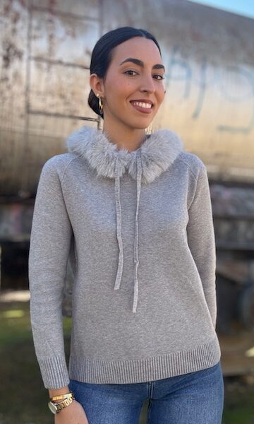 Jersey Punto Jimena Gris