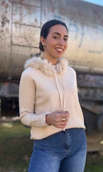 Jersey Punto Jimena Beige