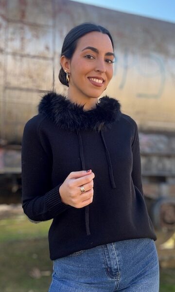 Jersey Punto Jimena Negro