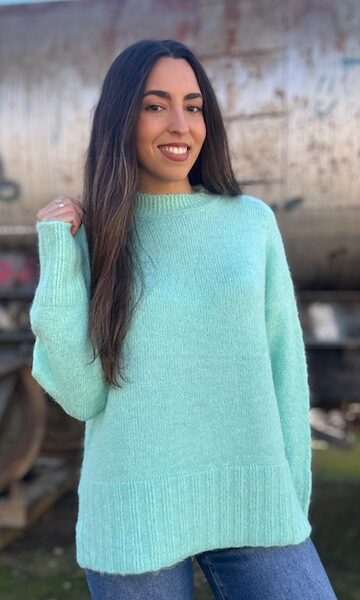 Jersey Alejandría Verde Agua