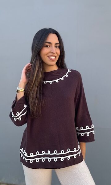 Jersey Punto Alexander Marrón