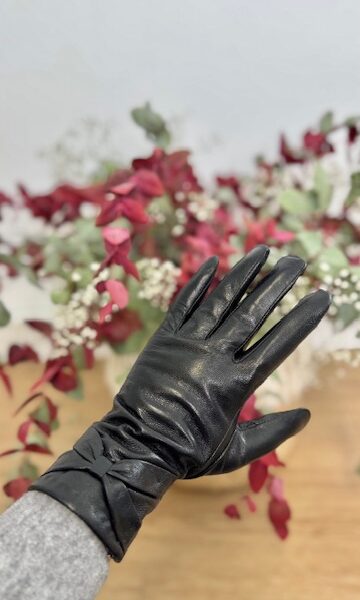 Guantes Polipiel Negro