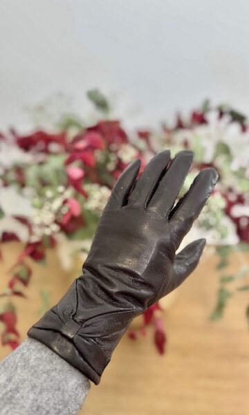 Guantes Polipiel marrón