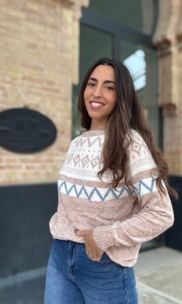 Jersey Chenilla Greca camel