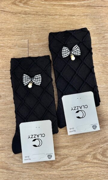 Calcetines Trenzados Lazos