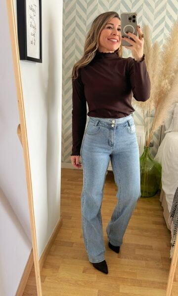 Jeans doble cinturilla Wilde leg