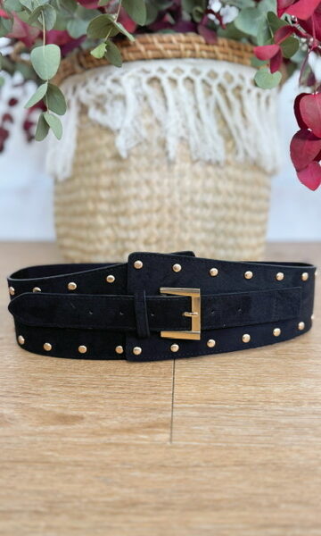 Cinturón Ancho Alessio Negro