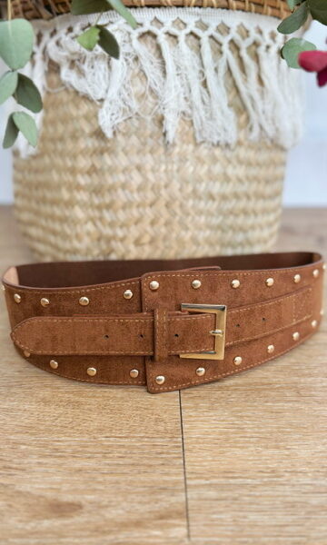 Cinturón Ancho Alessio marrón