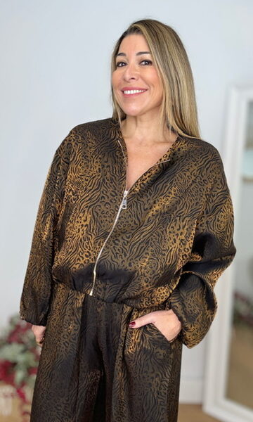 Bomber Estampado Animal Print