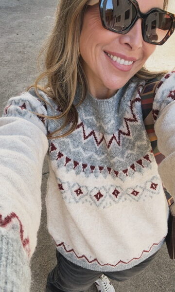 Jersey Punto Greca Estampado