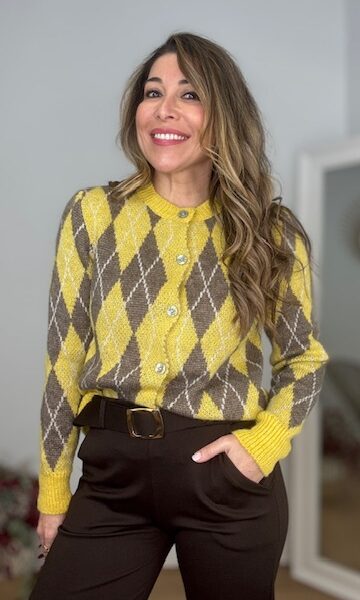 Jersey Rebeca Rombos Amarillo