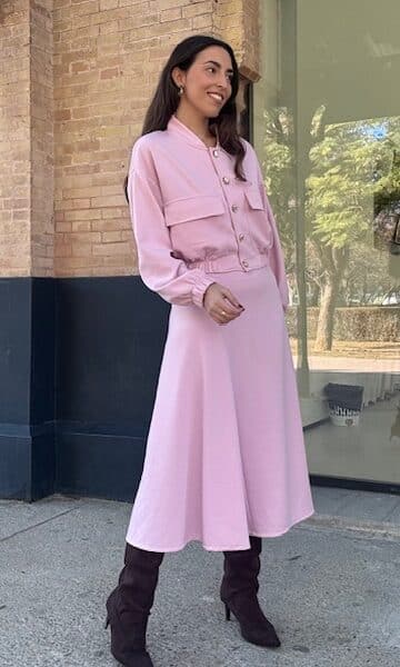 Falda Capa Manuela Rosa