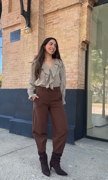 Pantalón Ballon Marrón