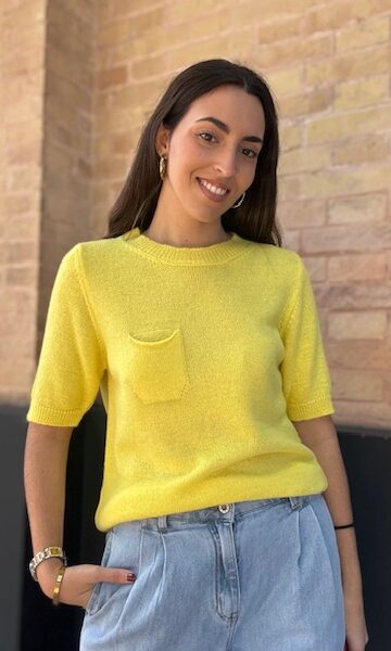 Jersey Manga Corta Amarillo