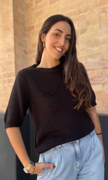 Jersey Manga Corta Marrón