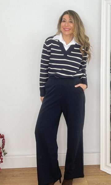 Pantalón vestir azul marino