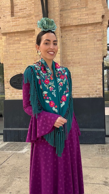 Vestido Flamenca Oroboy Lunares Buganvilla - Imagen 5