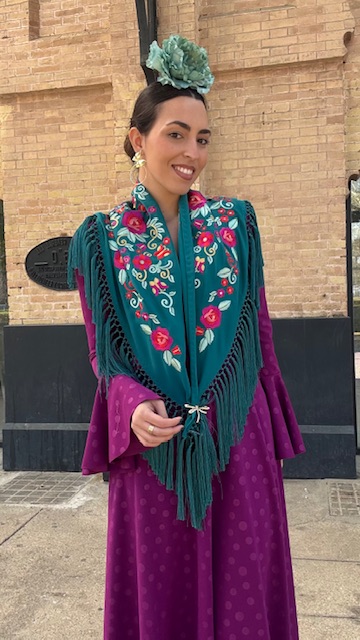 Vestido Flamenca Oroboy Lunares Buganvilla - Imagen 12