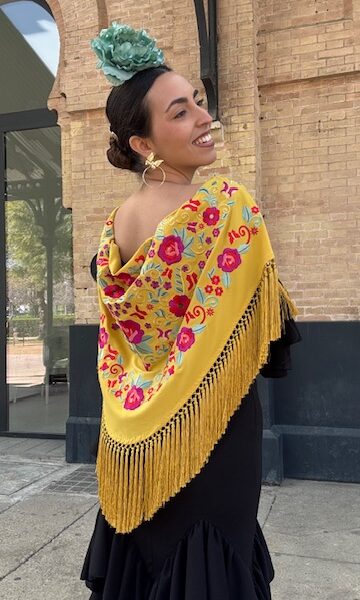 Mantón Bordado Tango Albero