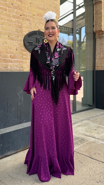 Vestido Flamenca Oroboy Lunares Buganvilla - Imagen 14