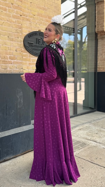 Vestido Flamenca Oroboy Lunares Buganvilla - Imagen 11