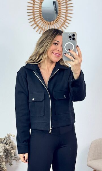 Chaqueta deportiva Sudadera Negra