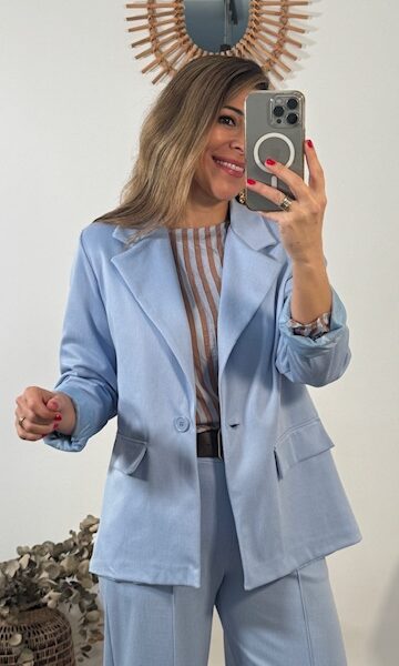 Chaqueta Candy Celeste