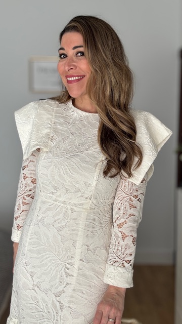 Vestido Invitada Olimpia Beige - Imagen 11